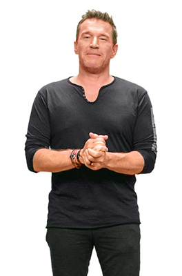 Benjamin Castaldi después del reequilibrio alimenticio